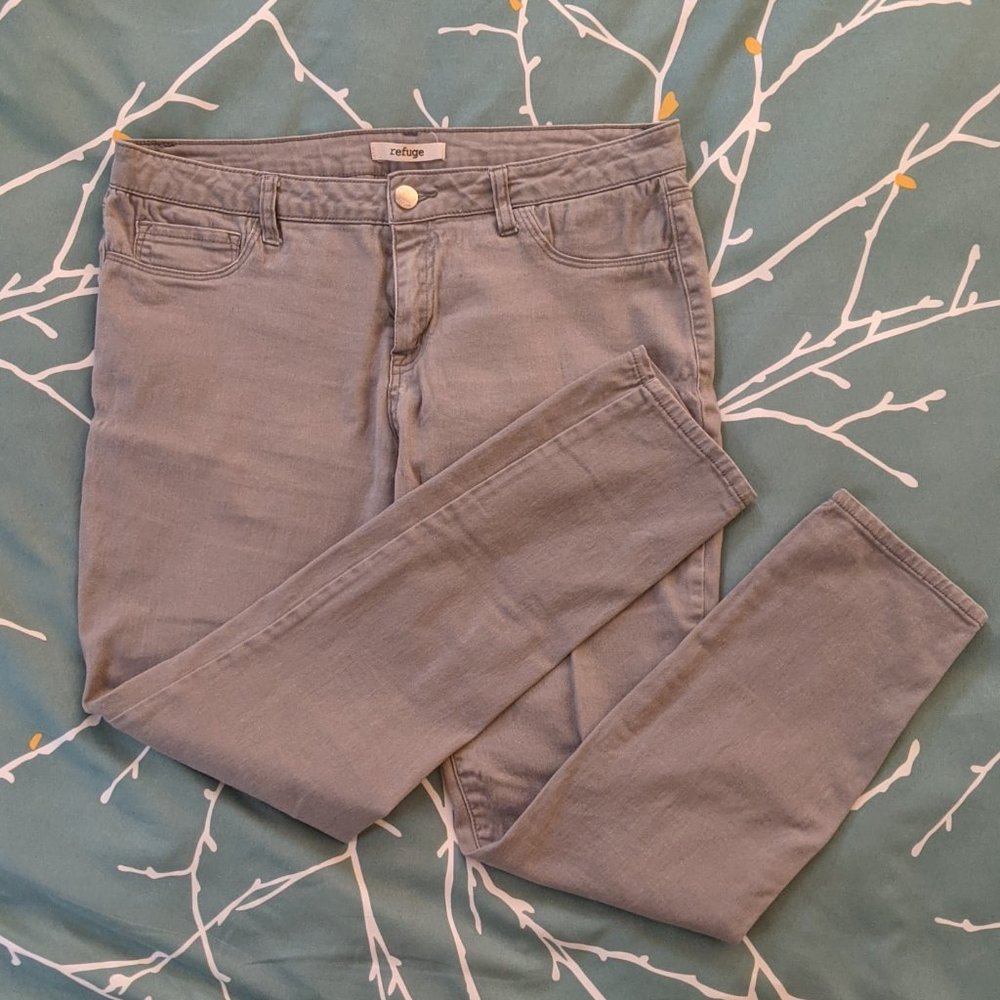 Refuge grey skinny jeans